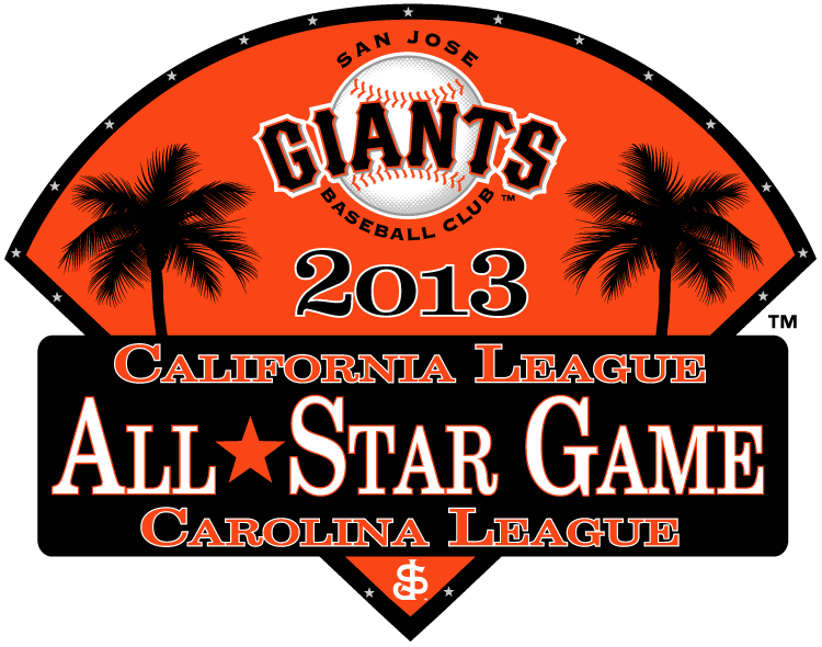 California League All-Star Game 2013 Primary Logo iron on transfers for clothing